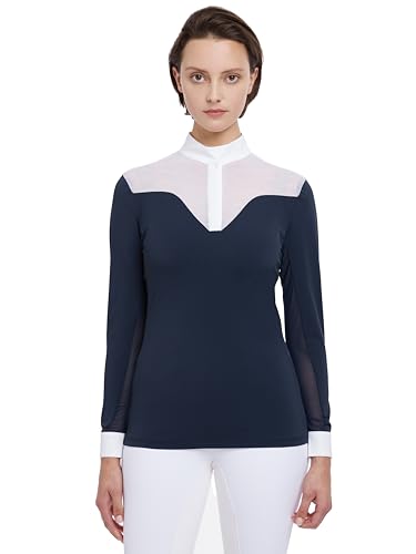 Chemise de spectacle légère et respirante Emily LeMieux pour le concours