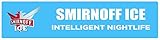 Smirnoff Ice | Branded Premium Decorative Display Sign | 6'h x 24'w