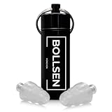 Rooth C&P Ohrstöpsel zum Schlafen – Anti-Schnarch-Silikon-Ohrstöpsel – 25 dB Lärmminderung – Bequemer Tag & Nacht – Einfaches Einsetzen & Entfernen – 100X wiederverwendbar- BOLLSEN Gehörschutz