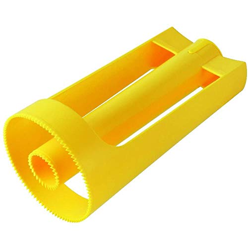 FACKELMANN Pelador de Piña, Cortador de Piña, Pelador Piña, Cortapiñas, Color: Amarillo, 23x12x9,5 cm, 1 uds.