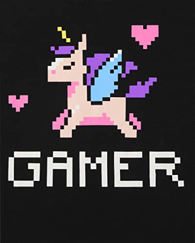 The Children's Place Girls Unicorns,Sports,Butterflies Long Sleeve Graphic T-Shirts,2 Pack - Image 3