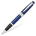 Produktbild Cross Bailey Rollerball Selectip Pen (Schreibfarbe schwarz, Strichstärke M, in Premium Geschenkbox) Blau-Lack chromplattiert, 1 Stück (1er Pack)