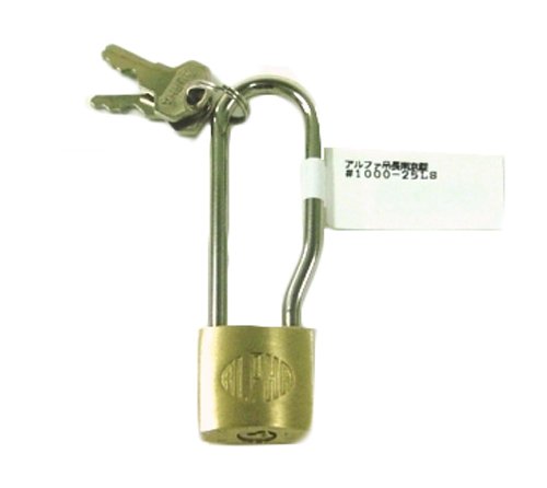 アルファアルファ 南京錠 吊長タイプ 1000-25L/S