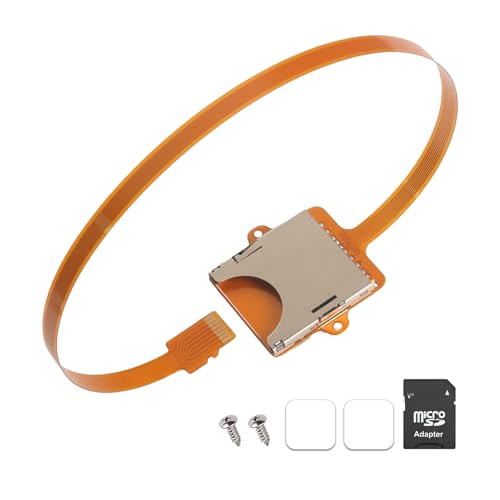11.8 in/30 cm Micro SD Card to SD Card Extension Cable 3D Printer Adapter Cable Micro SD Card Holder Conversion Cable Male to Female Extension Cable Adapter