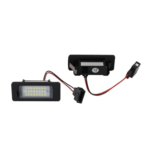 Alta qualità: la luce targa posteriore a LED è realizzata con un guscio in ABS leggero e resistente, che offre caratteristiche di impermeabilità e resistenza alla polvere. È progettata per resistere ad ambienti difficili, agli urti e alle vibrazioni stradali.
