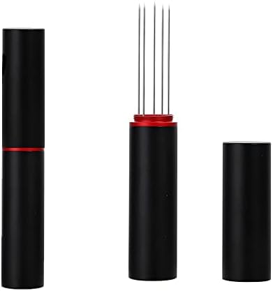 Espresso Coffee Stirrer, Stainless Steel Needle Type Distributor Hand Stirrer Tool, Calibrated Espresso Needle Distributor, Stainless Steel, 304 Stainless Steel Needle Type Distributor