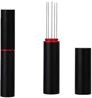 Espresso Coffee Stirrer, Stainless Steel Needle Type Distributor Hand Stirrer Tool, Calibrated Espresso Needle Distributor, Stainless Steel, 304 Stainless Steel Needle Type Distributor
