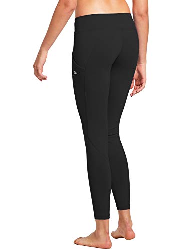 image for BALEAF Women's Mid-Waist Yoga Leggings Side Pockets 28
