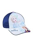 Yuhu.kids Frozen - Die Eiskönigin Kinder-Cap Mädchen Basecap Kappe Sonnenhut Cap Baseball-Cap Dunkel-Blau