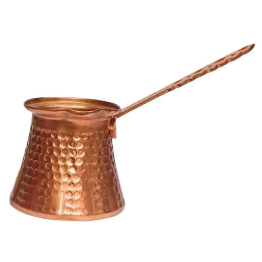 Alipis Cafetera Turca Resistente al Calor para Café y Té Contenedor Reutilizable Profesional Diseño Vintage Ergonomía Mejorada