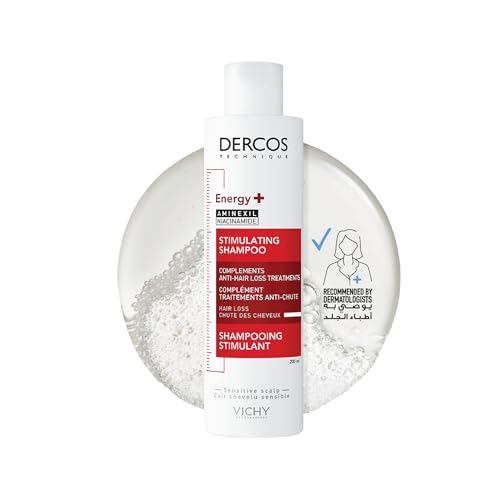 Vichy Dercos Energy + Stimulating and Anti Hair Loss Shampoo with Aminexil with Vitamin C 200ml