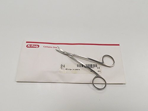 Hu-Friedy SCGC Crown and Gold Scissors, Curved