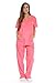 Just Love Women's Coral Scrub Set - Medium,Coral,Medium