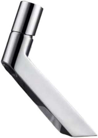 XMKT Brush Gold WF Creative Design Bathroom Mixing Faucet: One Hole Metal Basin Sink Hot-Cold Tap Accessories(Brush gold WF)