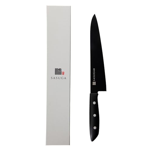 Cuchillo de chef Gyuto japonés de 210 mm – Fabricado en Japón | Acero inoxidable con molibdeno-vanadio | Hoja afilada como una navaja, resistente a la corrosión, ideal para carne, pescado y verduras
