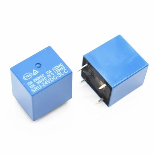 Relés SRU-24VDC-SL-C conmutador mini 5 pines 10A 30VDC electrónica 4