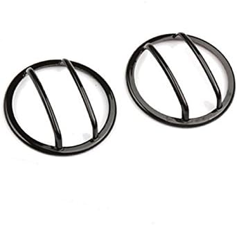 TECKLED Fog Light Cover Trims For Jeep Wrangler Offroad Guards Lamp Covers Accessories