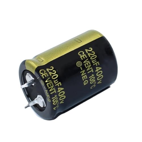 Condensador 450V 220uF electrolítico para solucionar fallos de encendido en TV