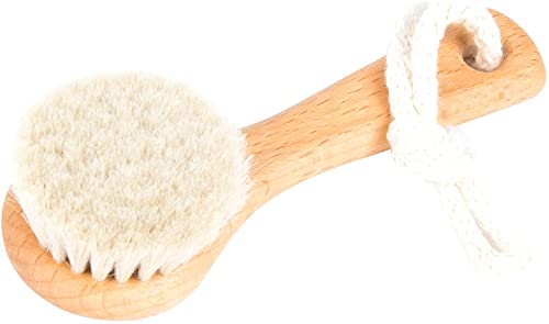 SHASH Since 1869 Hand Made in Germany - Sustainable Exfoliating Face Brush, Scrub Cleansing Brush, Exfoliates Skin to Help Reduce Flaking, Supports Glowing Complexion (Medium Horse Hair Bristle) - Image 6