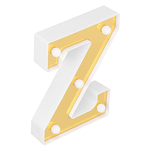 WNUV LED Lettre lumière, Lampe de Lettre d'alphabet Blanc Chaud pour la décoration d'éclairage de café de fête de Bar pour l'éclairage d'intérieur à la Maison Cover