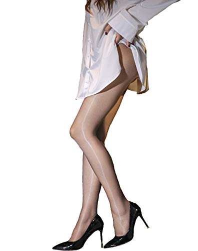 Image of XSPICE Tights High Waist Pantyhose Sheer Microfibre Footed Seamless Hosiery for Women