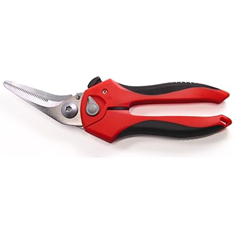 Ascend Tools 8 inch Heavy Duty Professional Spring Loaded Multipurpose Angled Edge Shears Cover