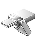 【Fonctionne avec iPhone, Android, ordinateur portable – Aucune application nécessaire 】Branchez cette clé USB C directement sur l'iPhone 15/16, Samsung Galaxy, iPad ou MacBook via USB-C. Besoin d'un ordinateur portable plus ancien ? Retournez vers USB-A. Pas d'adaptateurs, pas de Wi-Fi, pas de tracas. La clé USB ultime pour les téléphones Android et la clé USB de stockage flash pour les utilisateurs multi-appareils.