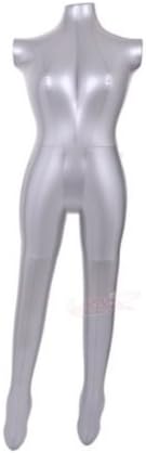 New Female Full Body Form Inflatable Mannequin Dress Pants Underwear Dummies Torso Model by Great Deal Happy