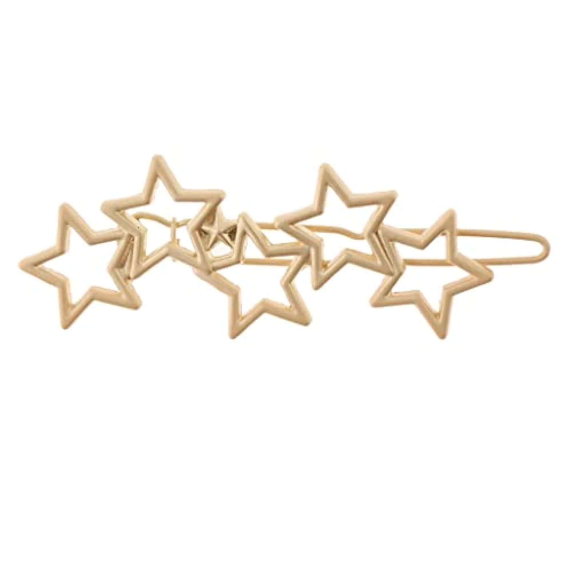 3x Women's Metal Leaf Shape Hair Clip Smooth Hair Pin Set Gold