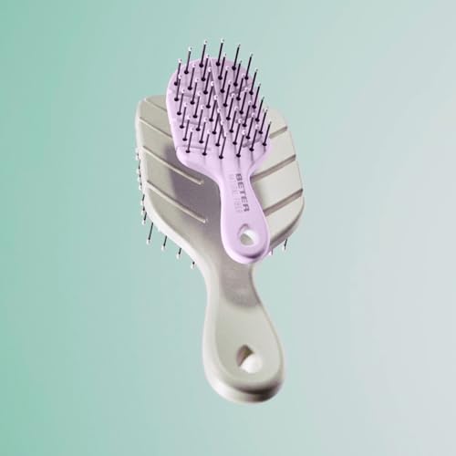 Beter - Natural Fiber MINI+Charm Mini Anti-Pull Hairbrush, Detangling, Anti-Tangle and Anti-Breakage, Eco-friendly - Image 4