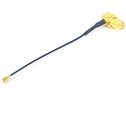 RP SMA Female Nut Bulkhead to IPX U.FL Female 1.13 Pigtail Cable 7cm Coaxial Qty of 2 Ships from USA