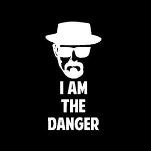 Vinyl stickers for 9cm * 18CM gepersonaliseerde Fashion I Am The Danger Funny Vinyl Window Stickers personalised name…