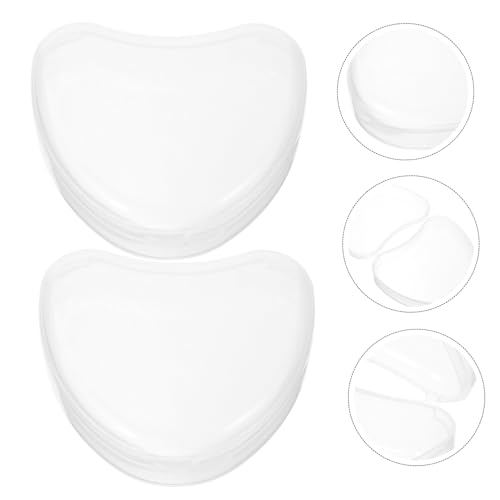 PLAFOPE 2 Pçs Dentes Falsos Suporte De Cinta De Plástico Retentores Para Dentes Recipiente De Dentes