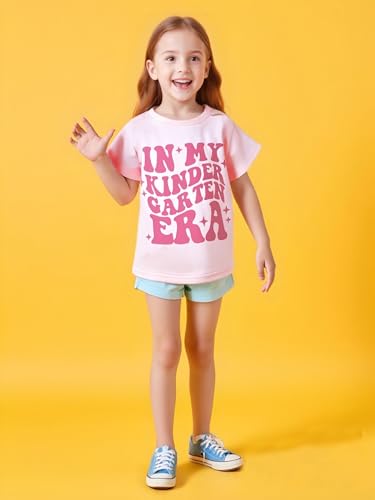 Image of Kids Girls First Day of School Shirt in My Pre-K /Kindergarten /First /Second /Third /Fourth /Fifth Grade Era T-Shirt