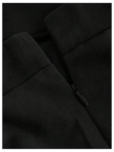 SHENHE Women's Plus Size Faux Suede Fringe High Waisted Rivet Studded Western Hippie Skirt3