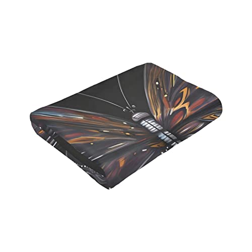 Couverture micro polaire pliable Mystery Butterfly pour vos soirées - 7