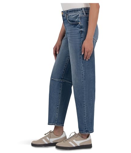 KUT from the Kloth Women's Petite Ashley High Rise Slouchy Barrel Straight Leg2