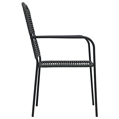 Chaises de jardin en corde fauteuil extérieur résistant intempéries balcon terrasse