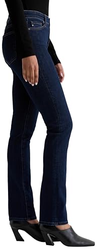 AG Women's Mari Mid Rise Straight Extended Inseam4