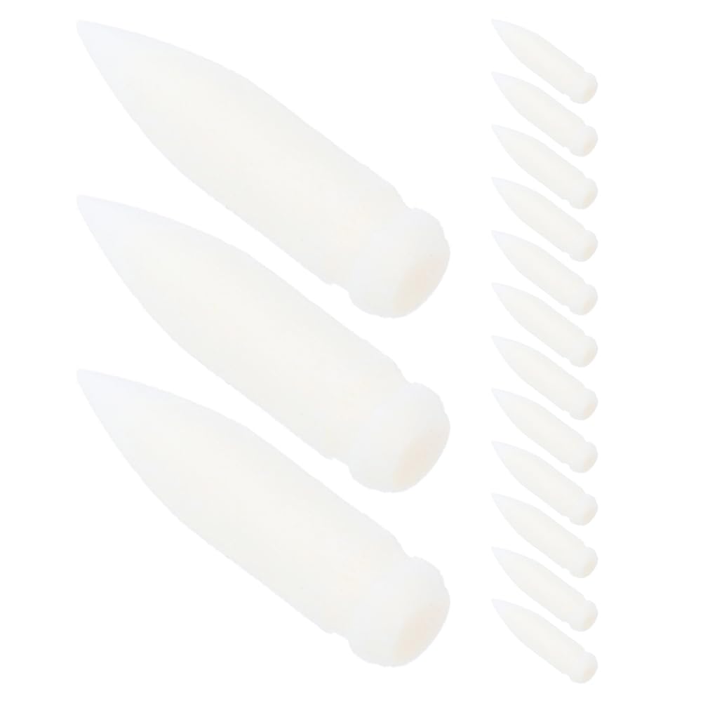 Housoutil Soft Tip Marker Pen Nibs 20pcs Nylon Brush Tip Replacement for Acrylic Markers Easy Replacement for Drawing Writing