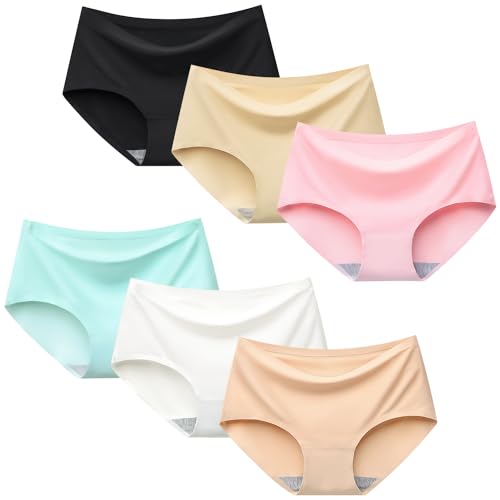 Charmi Teenage Girls Seamless Underwear Invisible Underwear Pack of 6