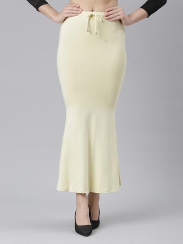 Image of TWIN BIRDS Saree Shapewear for Women | Super Soft Viscose Elastane Saree Petticoat Skirt | Stretchable & Comfortable SareeShaper