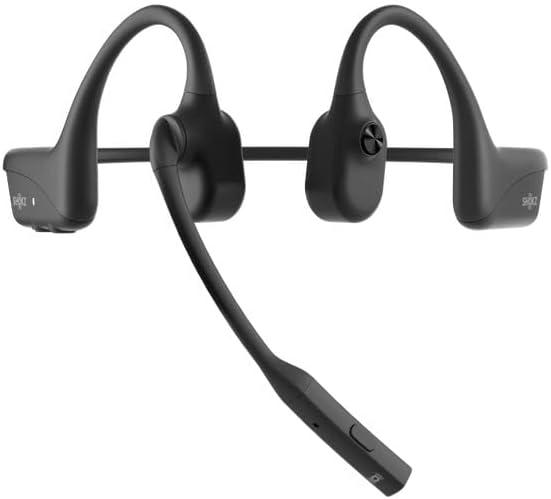 Shokz Opencomm2 2025 worn on head