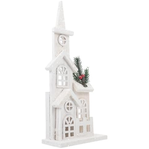 NUOBESTY Christmas LED Wooden House Cover