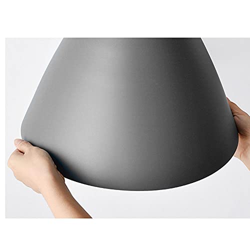 Lámpara de araña para mesa de comedor de un solo con pantalla simple de metal 7