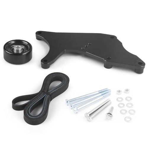 LS Truck/SUV Dual Alternator Bracket Kit for Chevy GM 1999-2013 4.8 5.3 6.0 6.2L V8 Vortec Engine Chevy Tahoe Suburban Silverado, GMC Yukon, Cadillac Escalade, Hummer H2 Etc -  Dyno Racing, BX102904