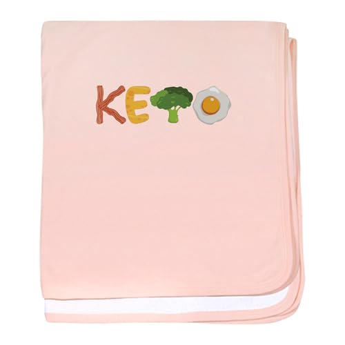 CafePress Awesome Keto Diet Vegan Veganism Orga Baby Blanket, Super Soft Newborn Swaddle