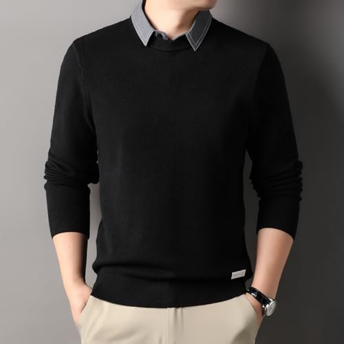Pull de vacances homme tricoté décontracté et chaud pour soirées d'hiver