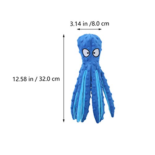 ULTECHNOVO Cachorro Brinquedos Estridentes de Pelúcia Polvo Brinquedo Cachorro Mastigar Dentição Bri