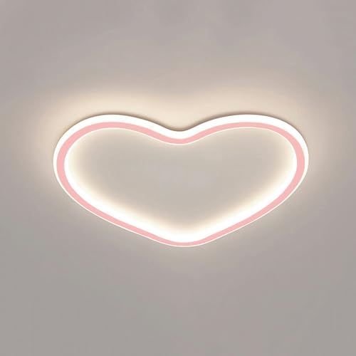 Plafonnier LED de chambre à coucher en cœur variable avec télécommande